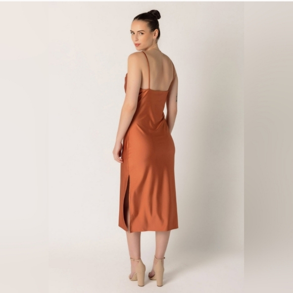 Copper Slip Dress NWT - Picture 2 of 5